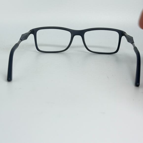Ray-Ban RB 7023 5260 Blue Gray 53-17 145 Square Eyeglasses "Frames Only" H18610 - Picture 3 of 7